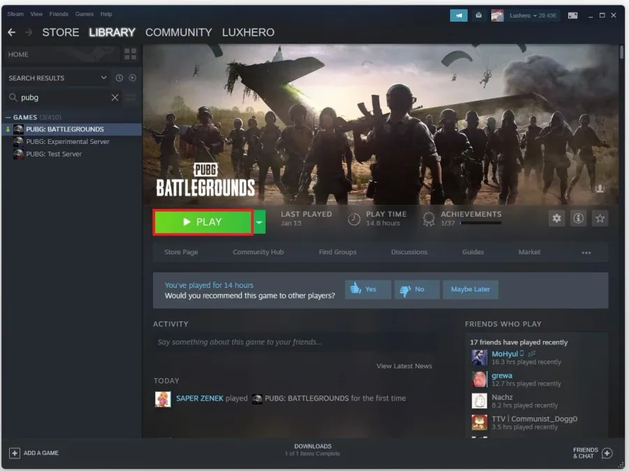 Install & Launch PUBG on your PC