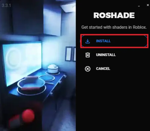 install roshade on your pc