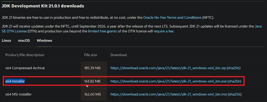 download java se