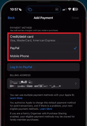add payment method