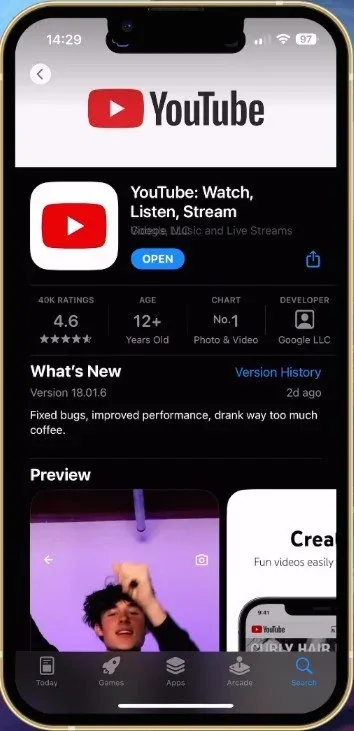 Lookup app in your App Store