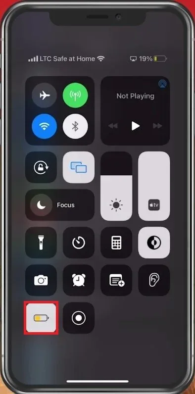 Enable low-power mode