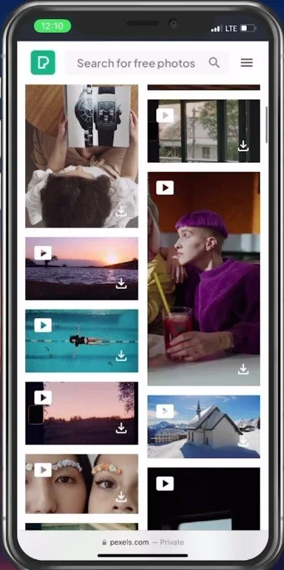 Locate Videos to download using Safari