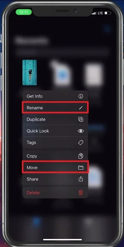 Rename and move the downloaded video