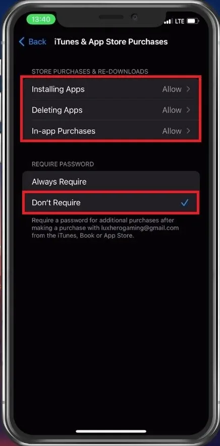 iPhone Settings > Screen Time > Content & Privacy Restrictions