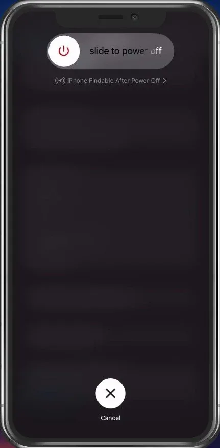 Restart iPhone