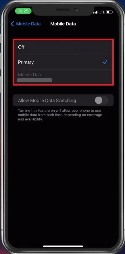 Disable Personal Hotspot