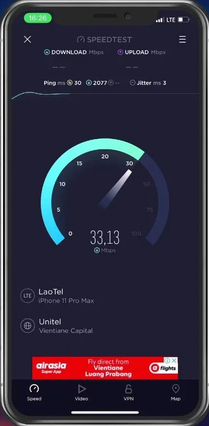 Test Cellular Data Speed on iPhone