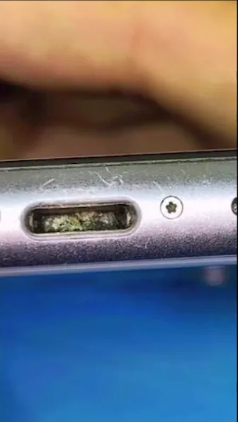 blocked charging port