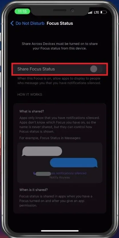 Disable Focus Events