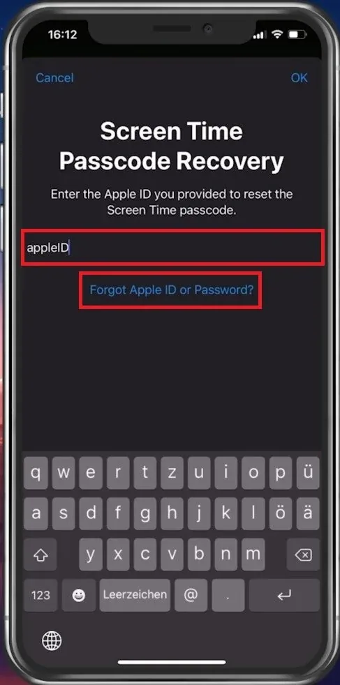 Screen Time Passcode Recovery
