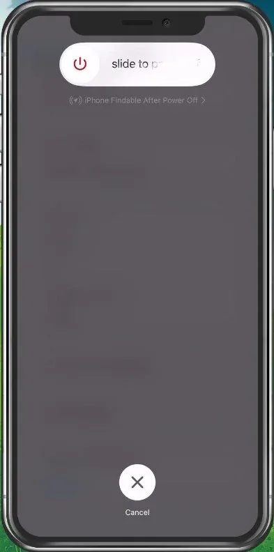 Restart iPhone