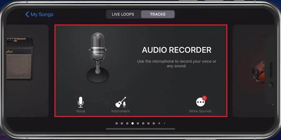 Garage Band > Audio Recorder