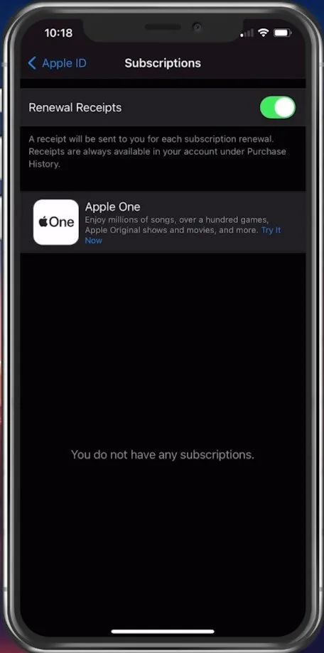 Disable active app subscriptions