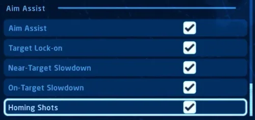 Gameplay Settings > Aim Assist