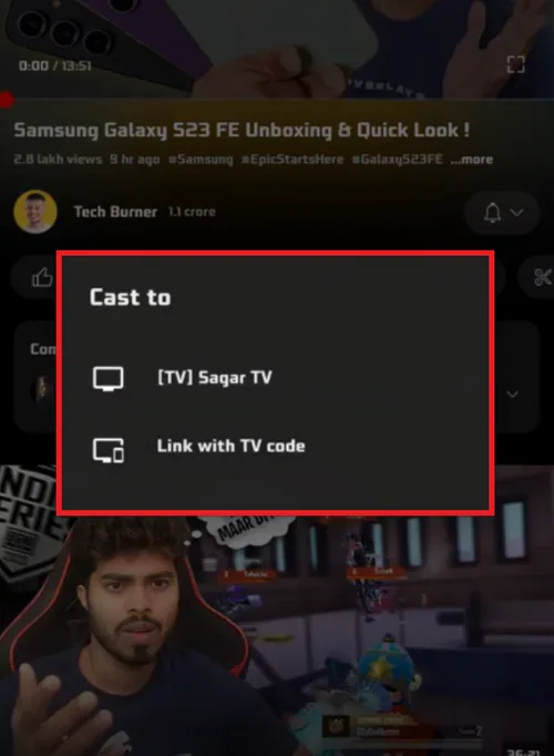 cast to tv