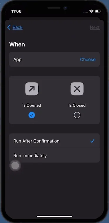 create new automation