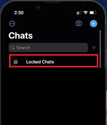 locked chats
