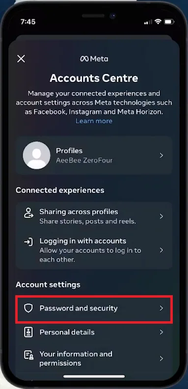 password and security