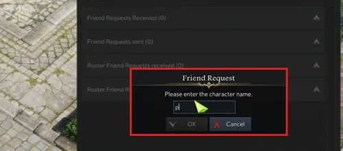 Send a friend request
