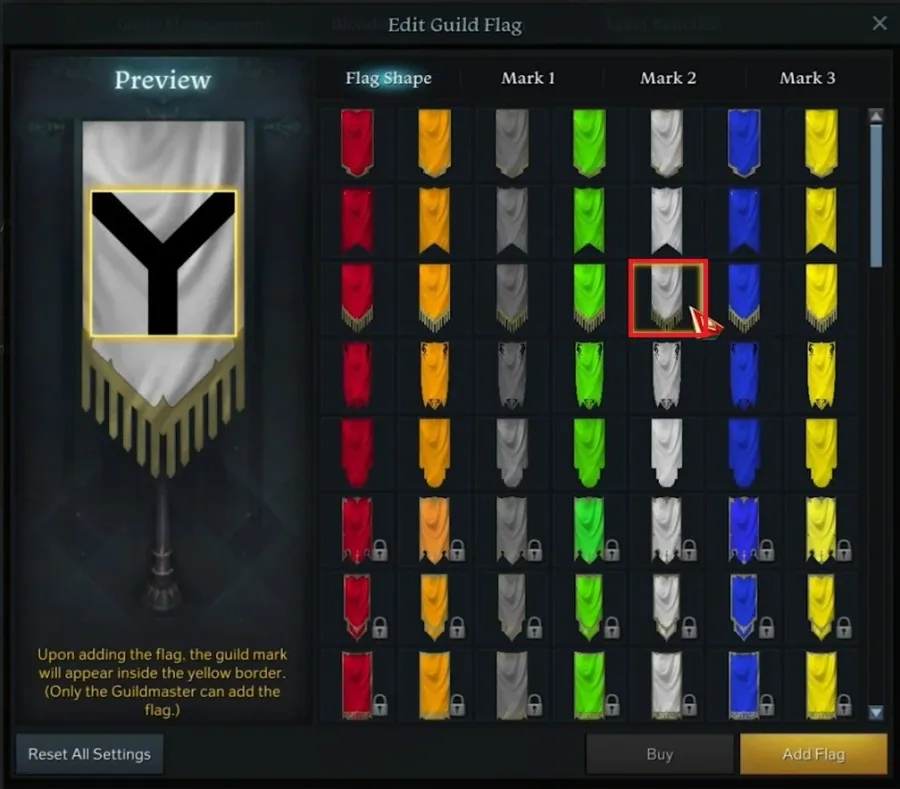 Change Flag Shape