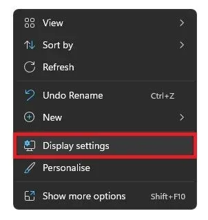 Display Settings