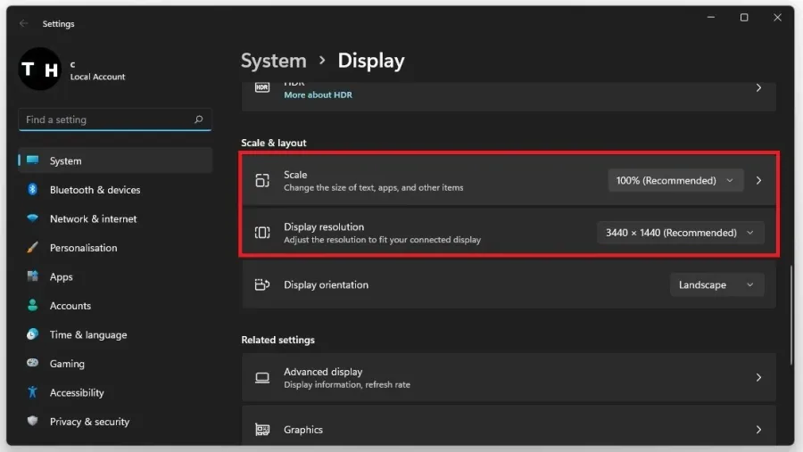 Make sure that the scaling is set to 100% and that you’re using a normal native r…