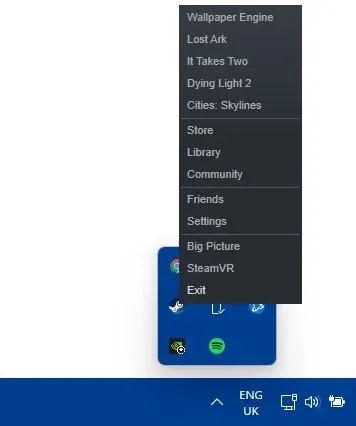 Exit Steam