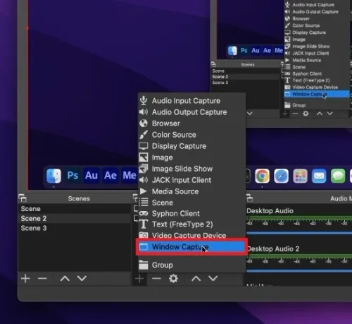 OBS Studio > Window Capture Source