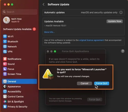 Force Quit Applications