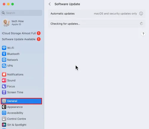 System Settings > General > Software Update