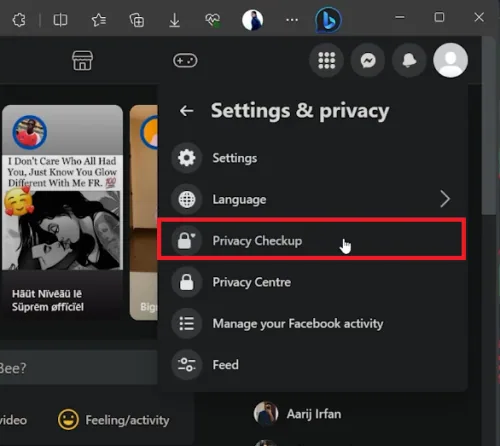 facebook settings and privacy