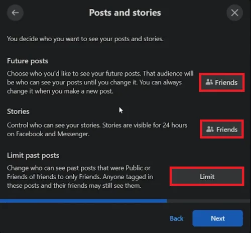 posts and stories