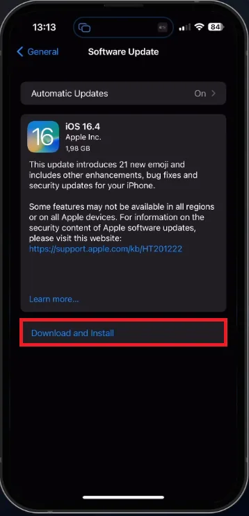 iphone software update