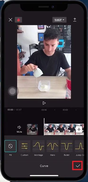 curve speed change