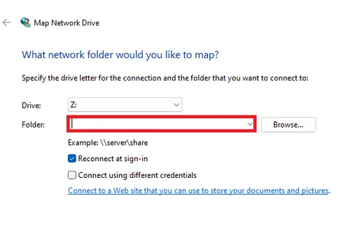 find folder path