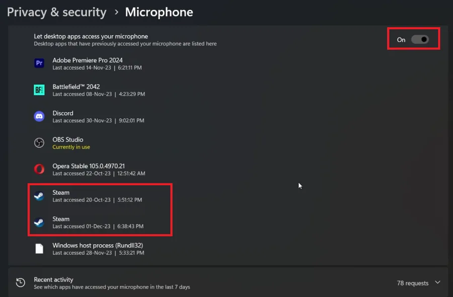 allow steam to use mic