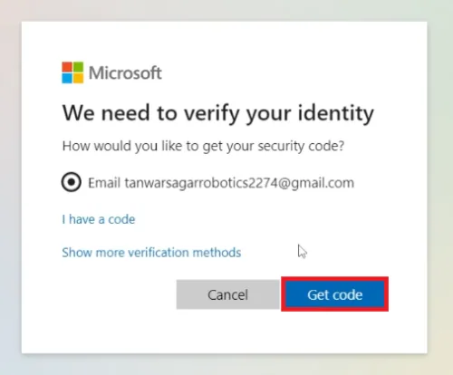 verify microsoft account identity