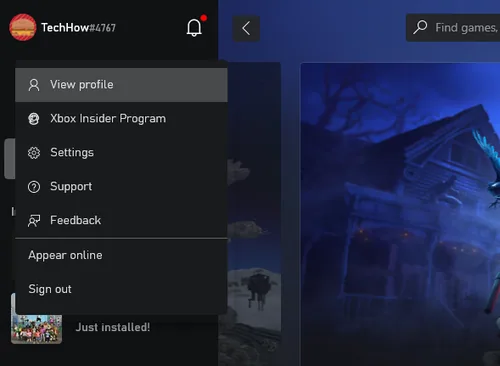 check xbox app account login