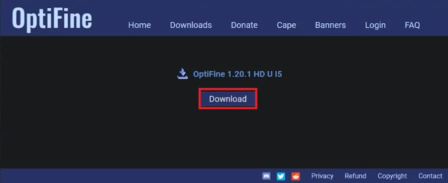 install optifine