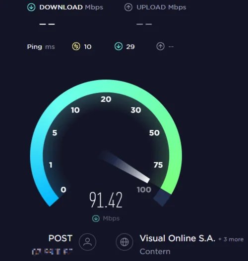 Test your network connection