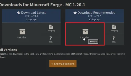 install forge