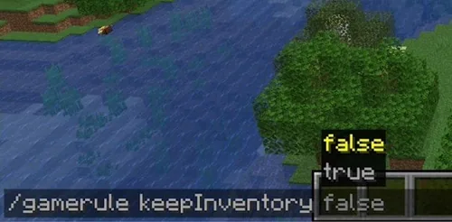 /gamerule keepInventory true Command