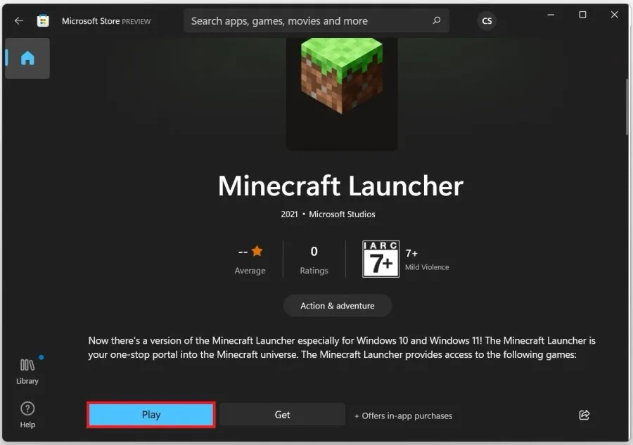 Re-Download the Minecraft launcher