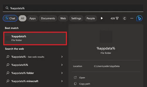 appdata