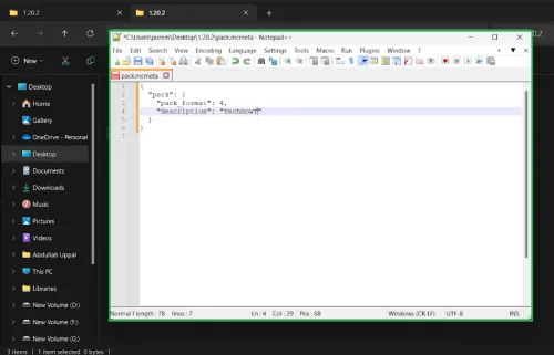 change code