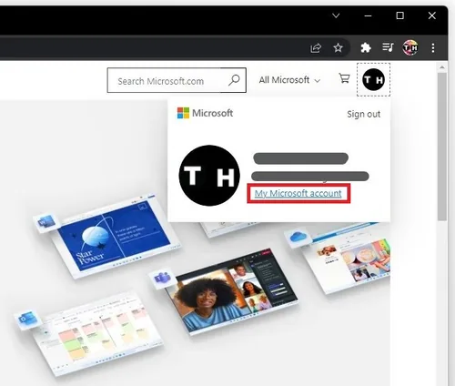 My Microsoft Account