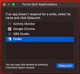 Force Quit Apps