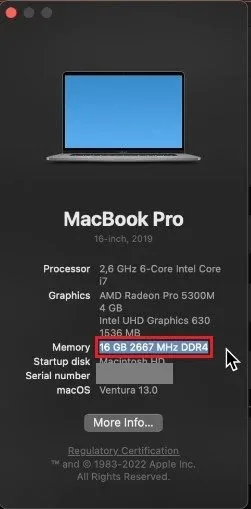 About This Mac