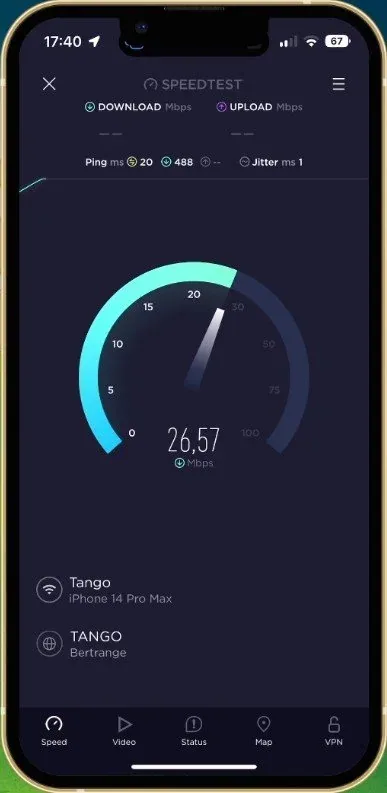 Test Device Network Connection
